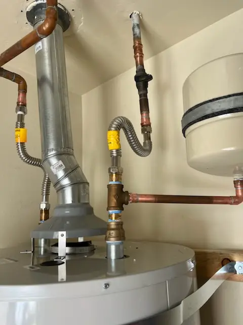 Water heater installation and plumbing repair in Attica